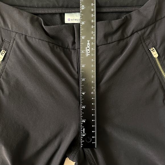 ATHLETA Women's Wander Black Ankle Zip Pant Skinny Size 10 - Picture 7 of 9